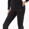 Black Women's compression riding leggings