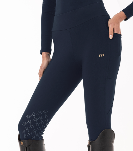 Navy Women's compression riding leggings