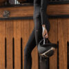 black compression breeches lifestyle